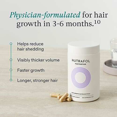 Nutrafol Postpartum Hair Growth Supplements