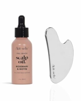 Kitsch Stainless Steel Gua Sha & Rosemary Oil